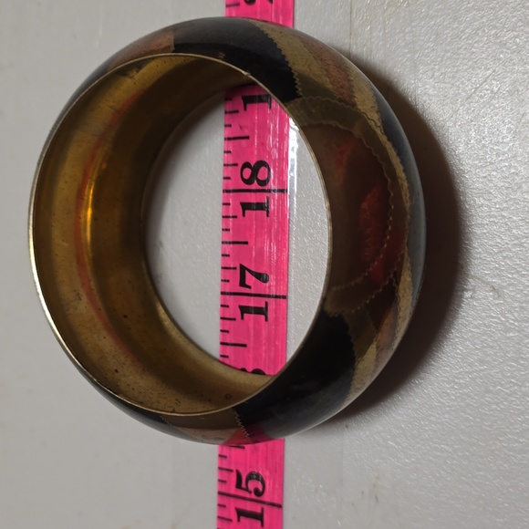 Vintage Brass Bangle - Picture 2 of 2